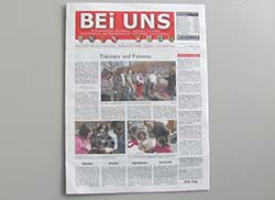 Zeitung im Halbformat/Tabloid Zeitung im Halbformat/Tabloid