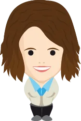 Comicfigur Anke Schönecker