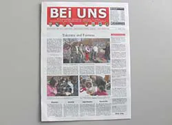 Zeitung im Halbformat/Tabloid Zeitung im Halbformat/Tabloid