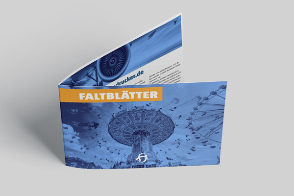 Faltblätter Faltblätter mit Einbruchfalz
