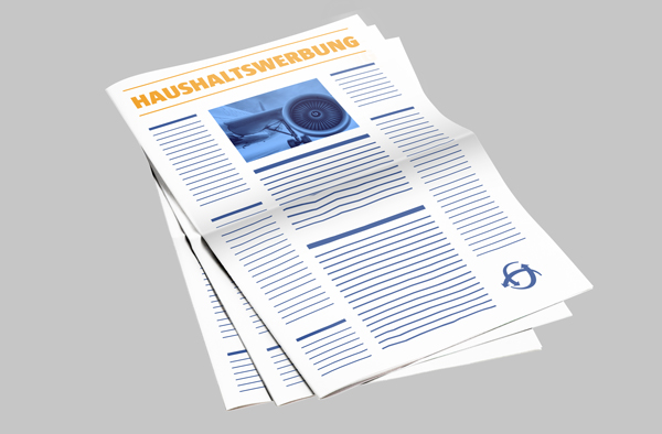 Haushaltswerbung Nordisches Broadsheet